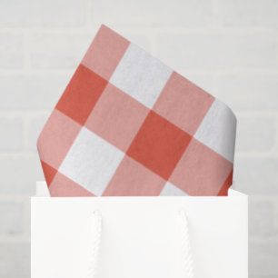 Papel De Seda Documento de exposición sobre el modelo de Gingham