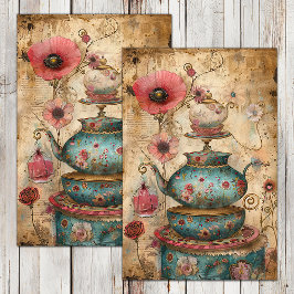PAPEL DE SEDA DOCUMENTO DE TEA BOHO FIESTA DECOUPAGE TISSUE PAPE