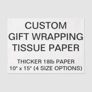 Papel De Seda Documento De Tejido Blanco Personalizado Para Los 