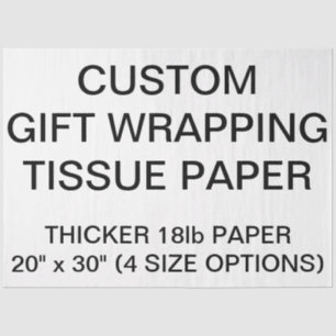 Papel De Seda Documento De Tejido Blanco Personalizado Para Los 