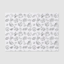 Papel De Seda Documento temático sobre el Mascota