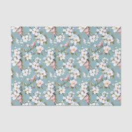 Papel De Seda Dogwood azul de primavera