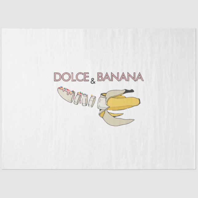 Papel De Seda Dolce & Banana (Anverso)