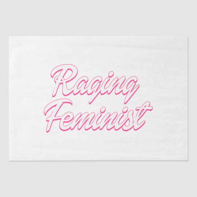Papel De Seda Dolor feminista furioso (Anverso)