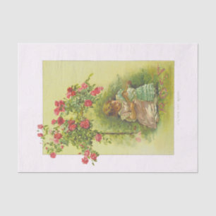 Papel De Seda Dolor infantil ventilado bajo Rosa