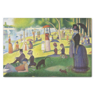 Papel De Seda Domingo en La Grande Jatte por Georges Seurat