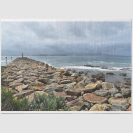 Papel De Seda Donde las rocas se encuentran con el mar - Punto d