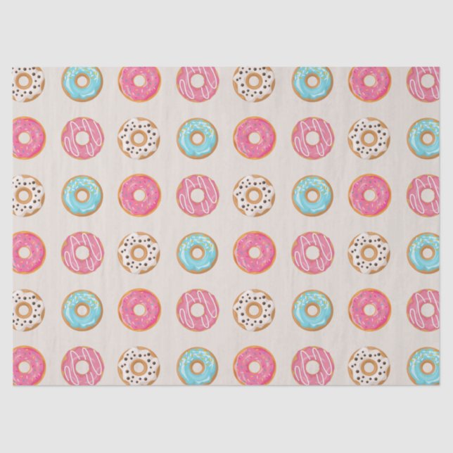 Papel De Seda Donuts con rociadores (Anverso)