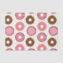Papel De Seda Donuts de rociadores rosados