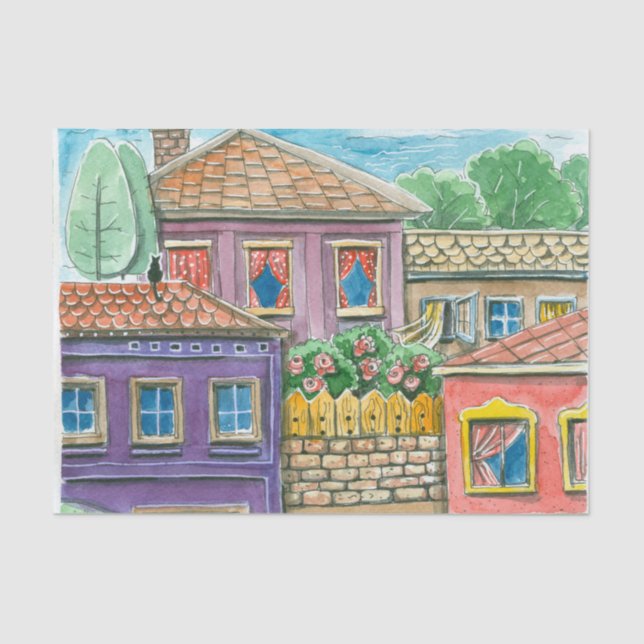 Papel De Seda Doodle (Anverso)