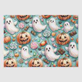 Papel De Seda Doodles de Halloween