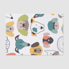 Papel De Seda Doodles de perro - Harvey