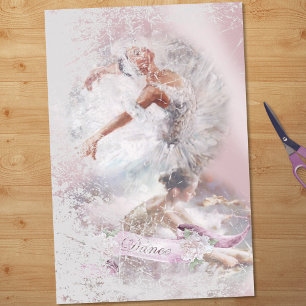Papel De Seda Dos Ballerinas Dance Decoupage