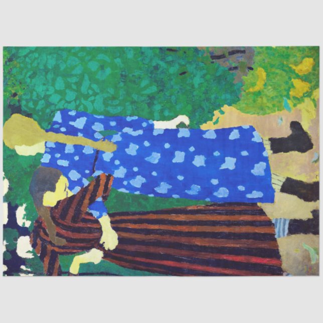 Papel De Seda Dos Chicas, Edouard Vuillard (Anverso)