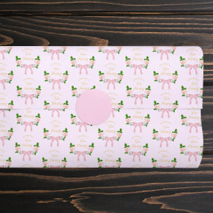 Papel De Seda Dos cumpleaños floral Fancy Bow