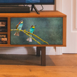 Papel De Seda Dos Hummingbirds Mirando La Desconexión