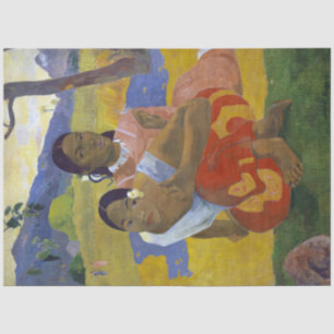 Papel De Seda Dos mujeres tahitianas, Gauguin