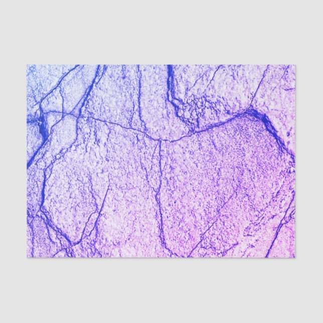 Papel De Seda Dos Tone Purple Marble Look (Anverso)