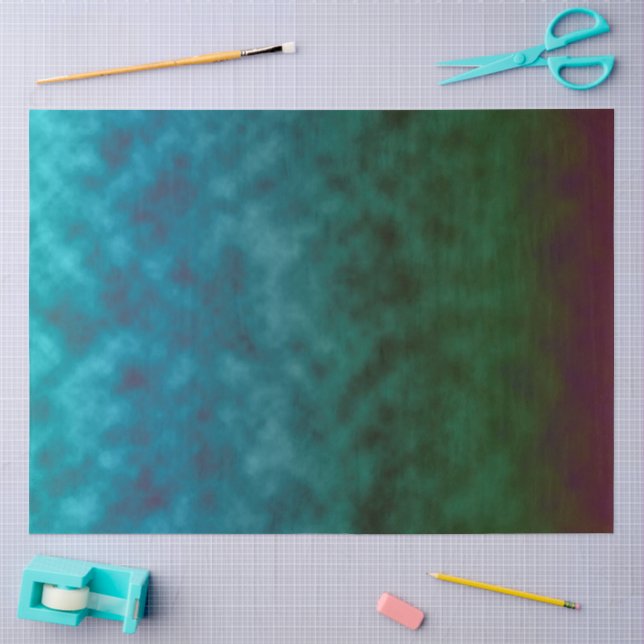Papel De Seda Dosel de aguas profundas (Artesanía)