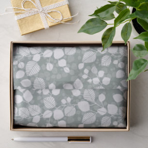 Papel De Seda Dosel de Follaje Enredado Botánico Pastel