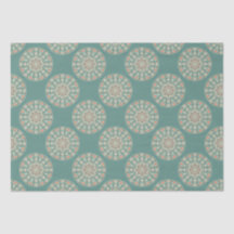 Dot de Polka Ornato de Arena y Sage Retro