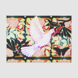 PAPEL DE SEDA DOVE AND VINES TISSUE PAPER