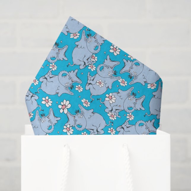 Papel De Seda Dr. Seuss Horton escucha a Quién (Bolsa de regalo)