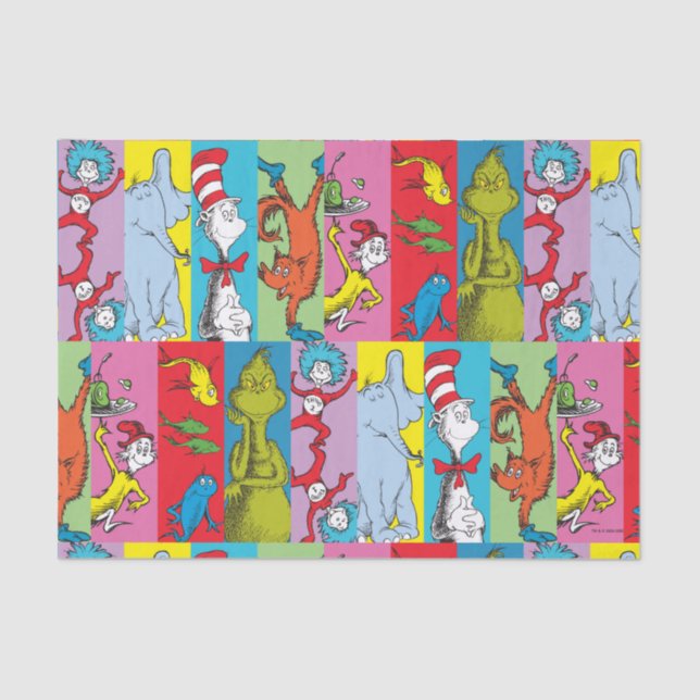 Papel De Seda Dr. Seuss | Rebanada de Personaje (Anverso)