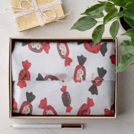 Papel De Seda Drácula Roja De Vela Para Halloween