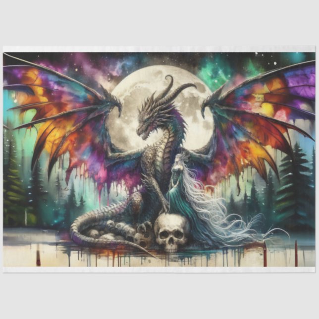 Papel De Seda Dragón (Anverso)