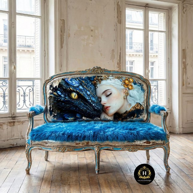 Papel De Seda Dragón Azul y Reina Joya (Subido por el creador)