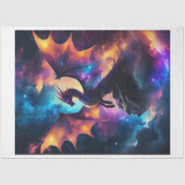 Papel De Seda Dragón celeste