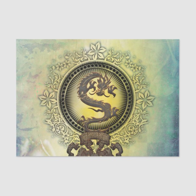 Papel De Seda Dragón chino (Anverso)