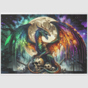 Papel De Seda Dragón de goteo