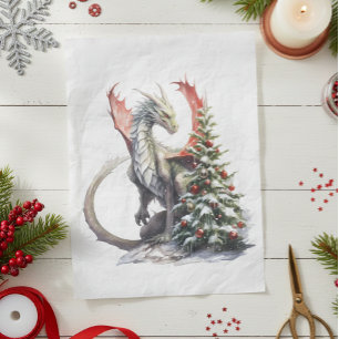 Papel De Seda Dragón de Navidades acuáticos