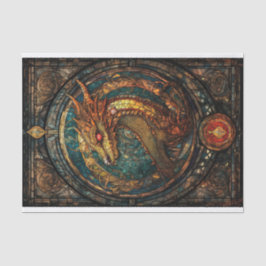 Papel De Seda Dragón de vidrio contenido