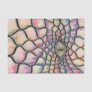 Papel De Seda Dragón del arco iris