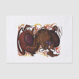 Papel De Seda Dragón (Diseño de firma)