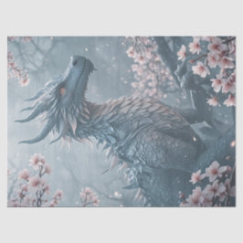 Papel De Seda Dragón en el jardín
