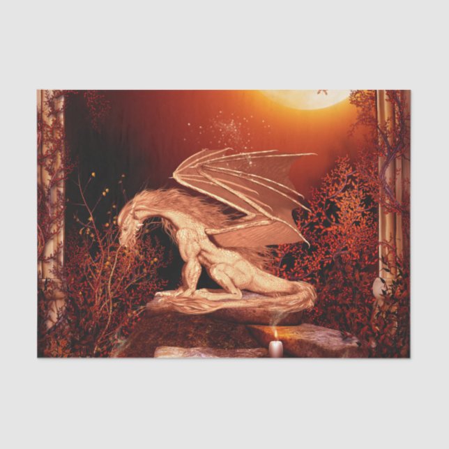 Papel De Seda Dragón maravilloso (Anverso)