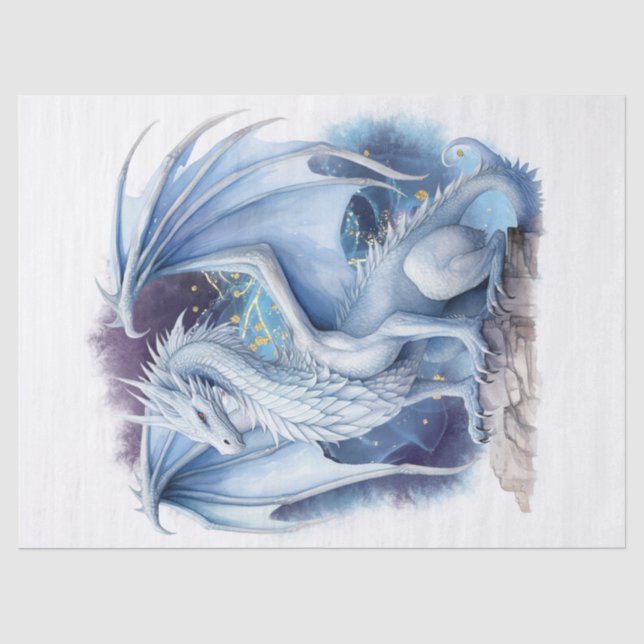 Papel De Seda Dragón mítico (Anverso)