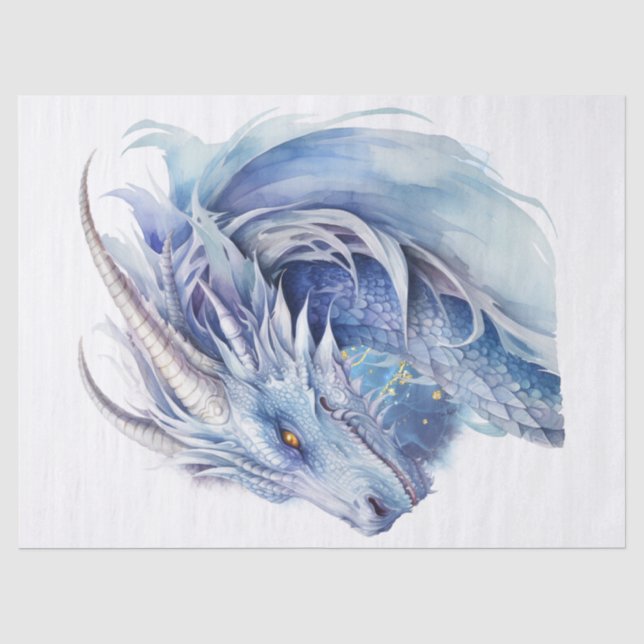 Papel De Seda Dragón mítico (Anverso)