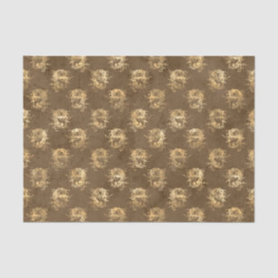 Papel De Seda Dragón mítico de oro