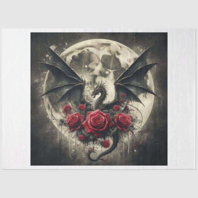 Papel De Seda Dragon Moon (Anverso)