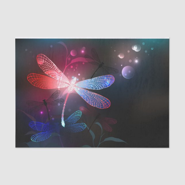 Papel De Seda Dragón rojo (Anverso)