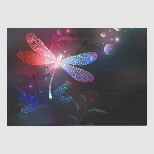 Papel De Seda Dragón rojo (Anverso)