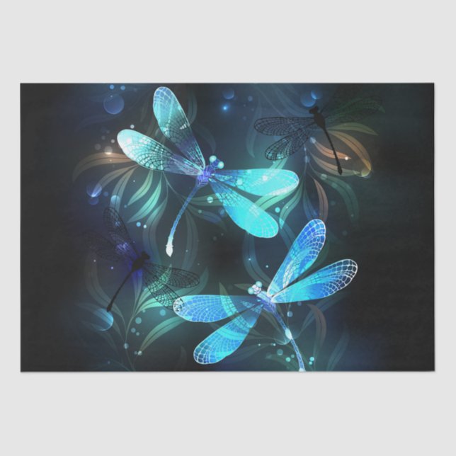 Papel De Seda Dragonflies (Anverso)