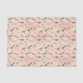 Papel De Seda Dragonflies