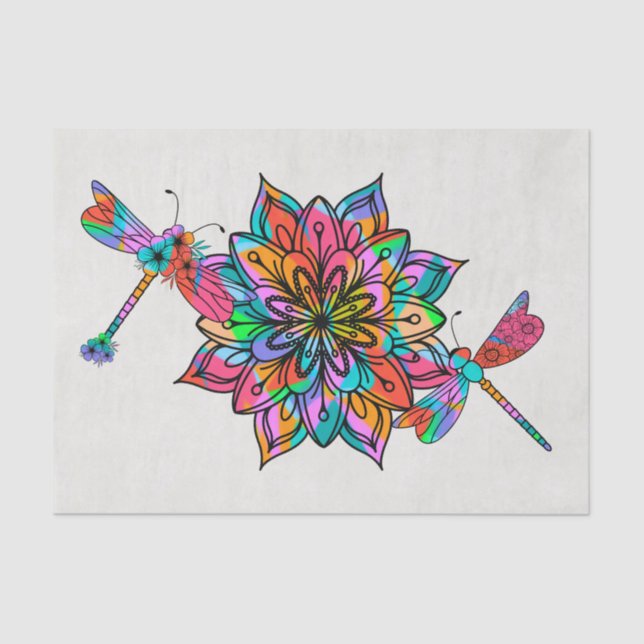 Papel De Seda Dragonfly A eléctrico (Anverso)