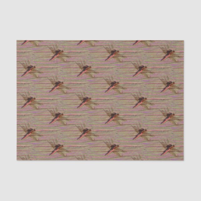 Papel De Seda Dragonfly Colorful (Anverso)